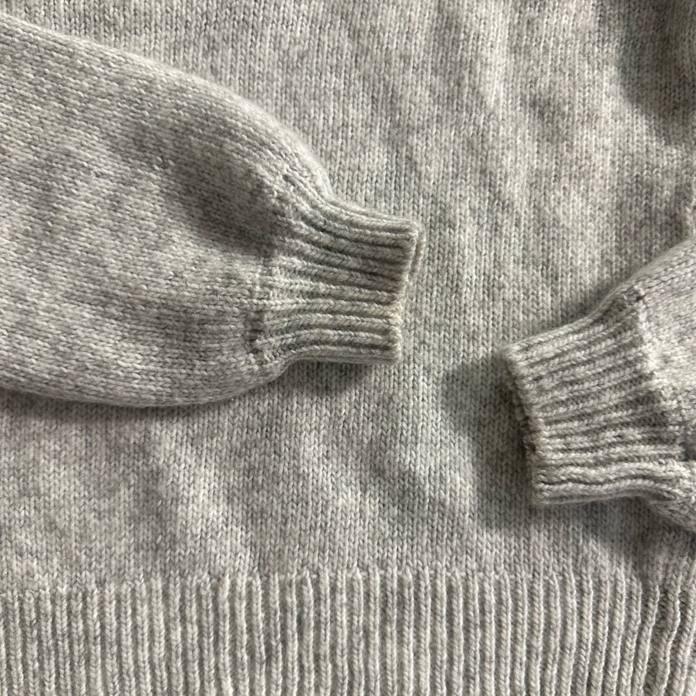 White House Black Market Embellished Gray Sweater - Picture 7 of 10